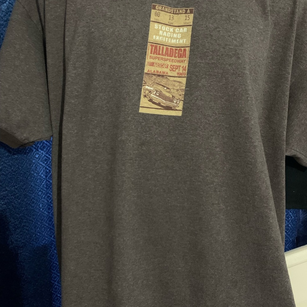 Men's Vintage Racing Graphic Tee - Brown
